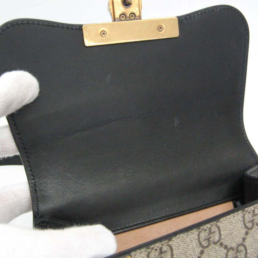 GUCCI Black Leather Shoulder Bag - Picture 12 of 15